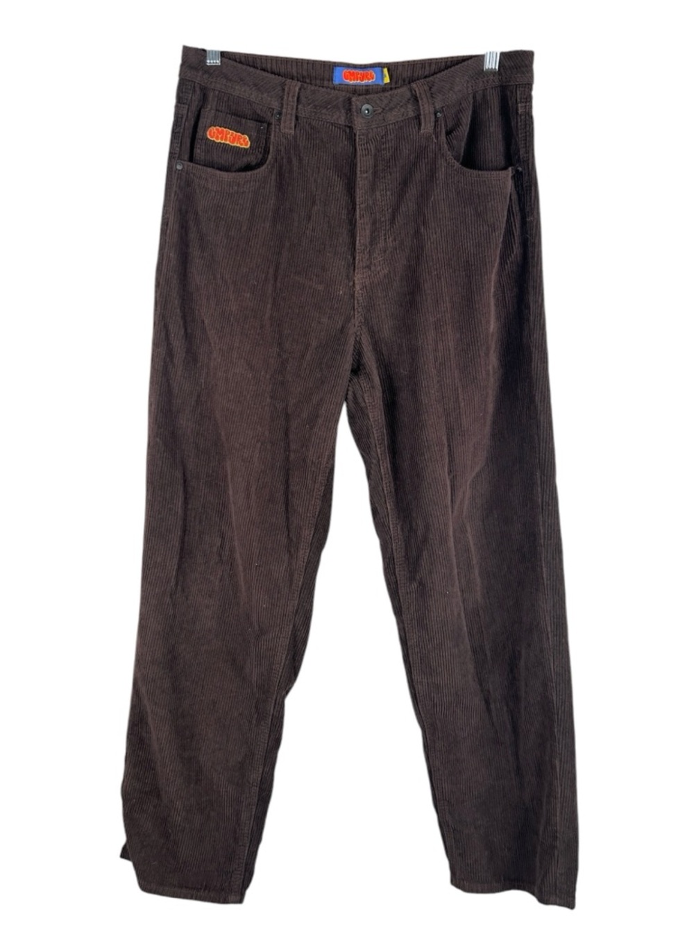 Empyre Men's Brown Corduroy Wide Leg Streetwear Skater Jeans Size 34‎